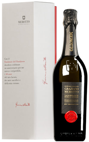 PROSECCO GRAZIANO BRUT MILLESIMATO CUVEÉ FONDATORE, 50 ANIVERSARIO,