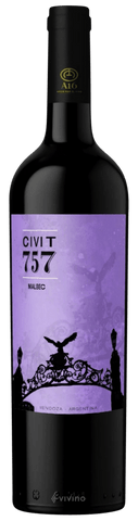 MALBEC CIVIT 757, BODEGA A 16, MENDOZA ARGENTINA 2021