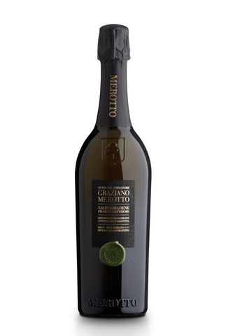 PROSECCO, GRAZIANO MEROTTO CUVEÉ DEL FONDATORE MILLESIMATO SUPERIORE, BRUT VALDOBBIADENE, DOCG.